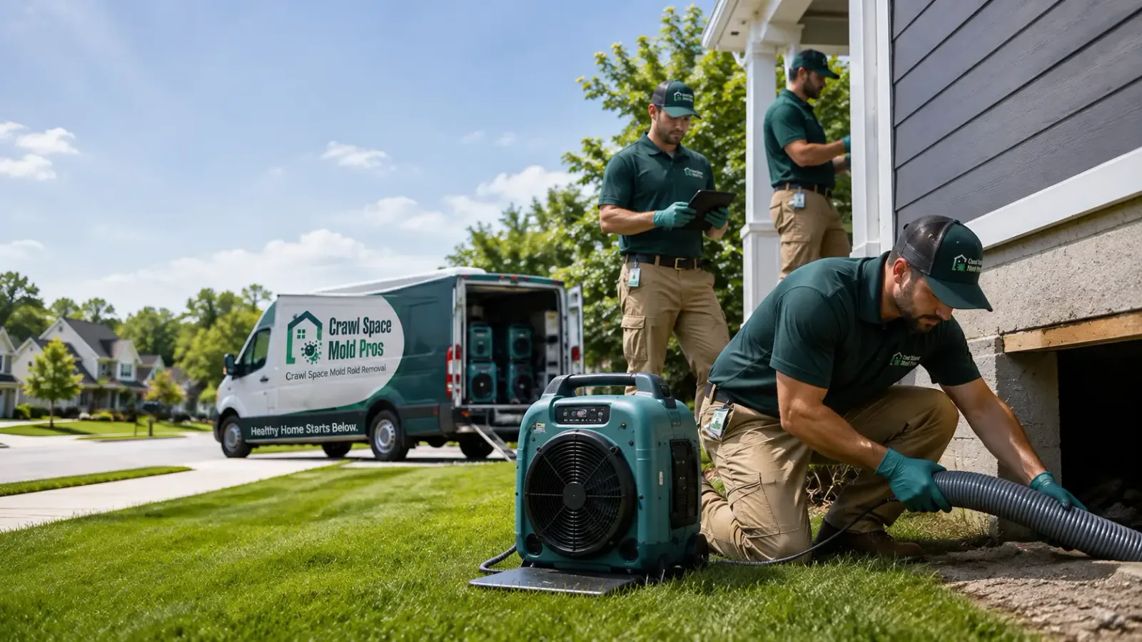 Crawl Space Mold Removal in Hastings, NE